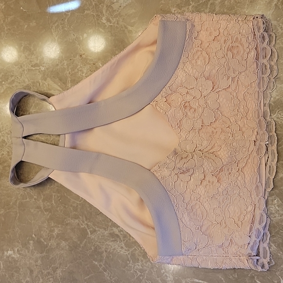 ABS Peach Lace Skirt Set,  Sz 4 - Picture 13 of 16